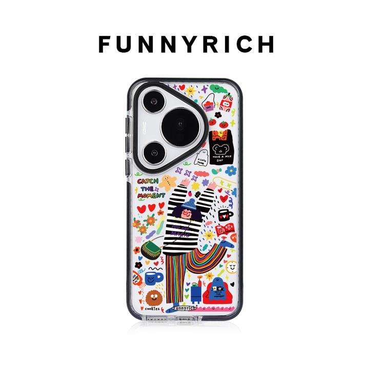 FUNNYRICH抓住快乐时光适用华为Pura70Ultra手机壳新款pura70pro+