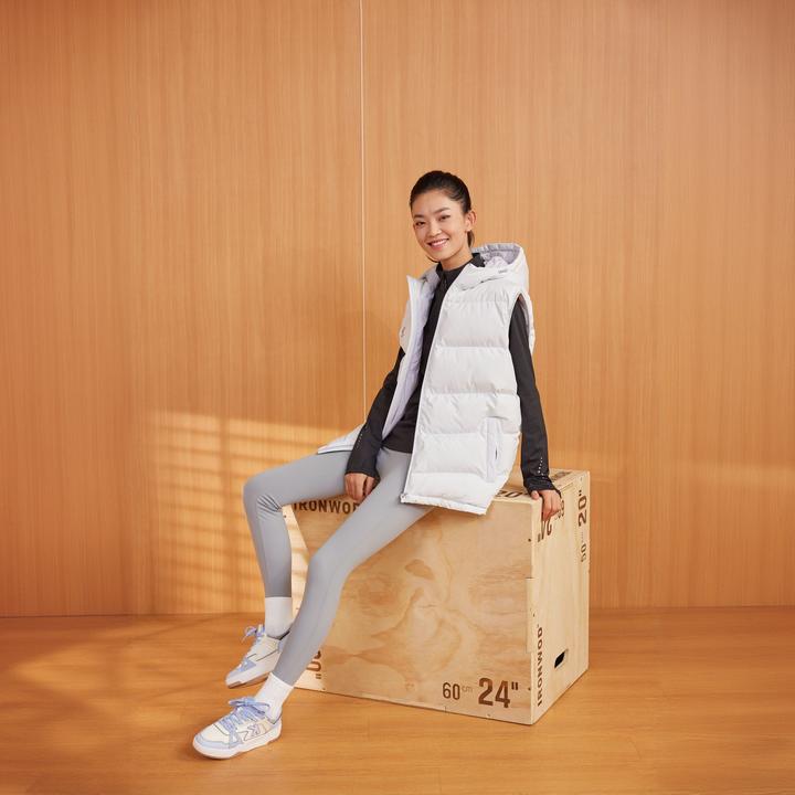 【连帽棉马甲】卡尔美官方旗舰店连帽棉马甲时尚休闲秋冬外套保暖