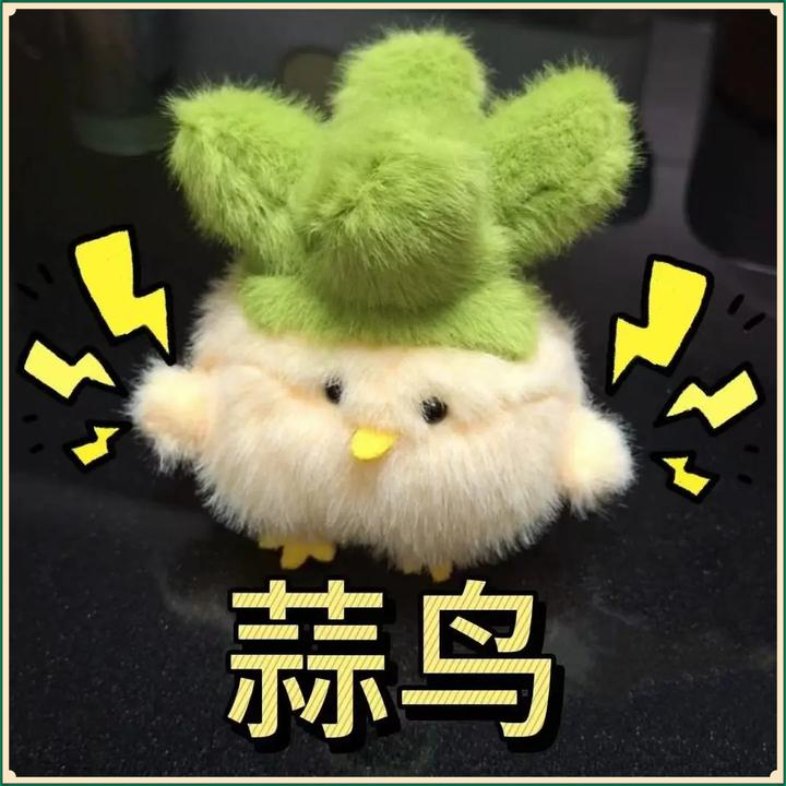 【现货速发】武汉文创蒜鸟发声玩偶纪念品鄂人和平鸟毛绒玩具t