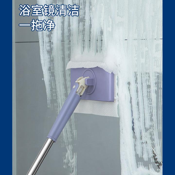 新疆包邮夹布式拖把平板拖把新款家用懒人神器洗脸巾拖把