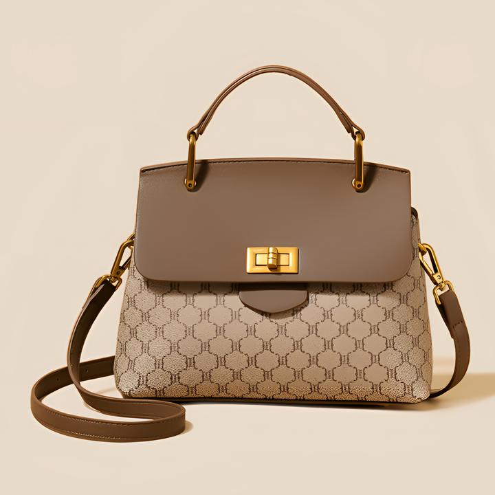 单肩香港轻奢正品女包包新款妈妈包印花包高级感百搭手提斜挎包