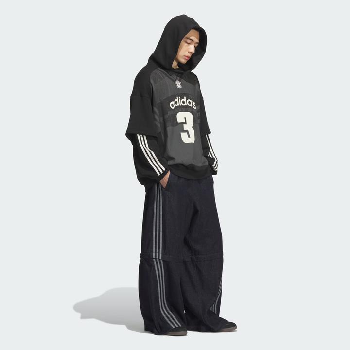 ADIDAS三叶草TEAM HOODIE 毛圈布运动连帽套头衫 KC2608 KC2607 X