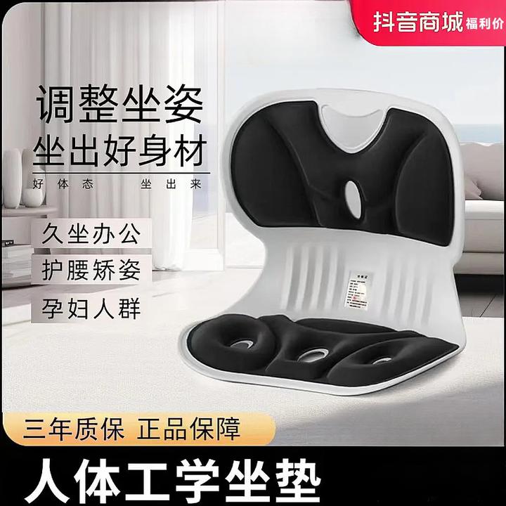 【护腰坐姿椅】人体工学护腰坐姿椅矫正坐姿久坐腰靠坐垫