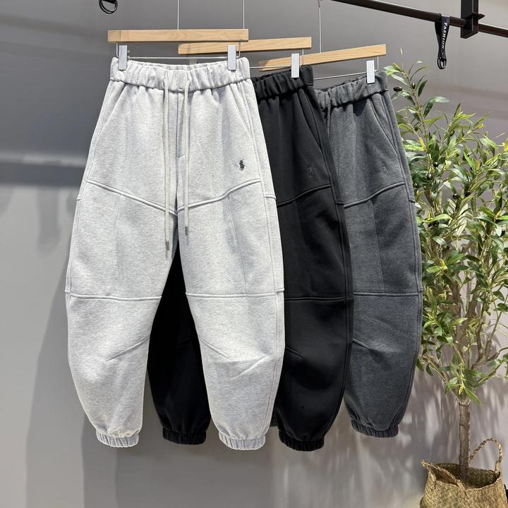 2526早秋新款高级感立体剪裁设计纯色显瘦百搭弯刀休闲裤