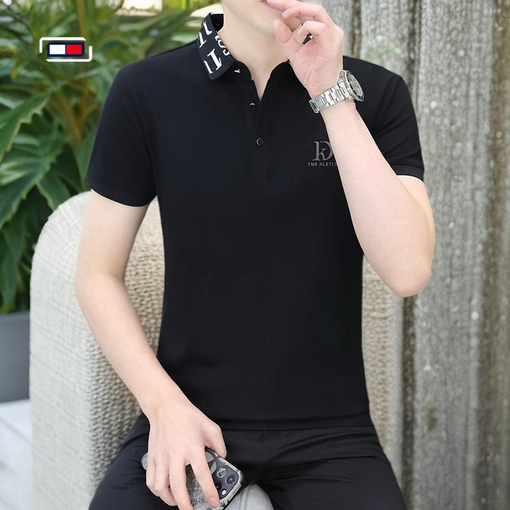 夏季翻领爆款休闲polo衫男士时尚短袖T恤商务半袖上衣正牌韩版LB