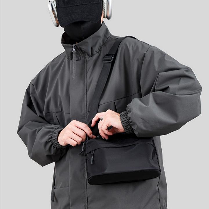 2025新款单肩斜挎包痞帅潮牌男包包男款牛津尼龙布上班通勤专用包