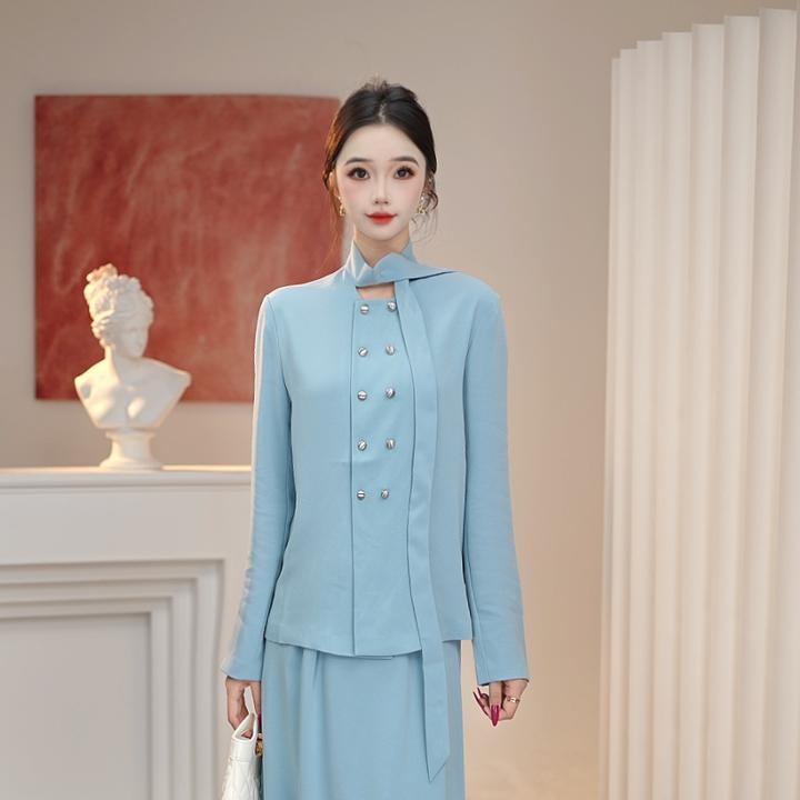 AMASS/阿玛施25新款印花新潮风女士休闲上衣长袖衬衫女530068