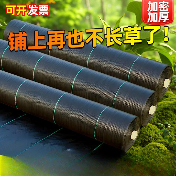 防草布加厚除草布耐用抗老化黑色地布果树果园大棚农用庭院抑草布
