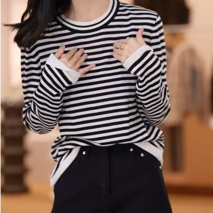 【可可专属】圆领宽松型奶茶系针织衫秋季显瘦长袖宽松假两件8963