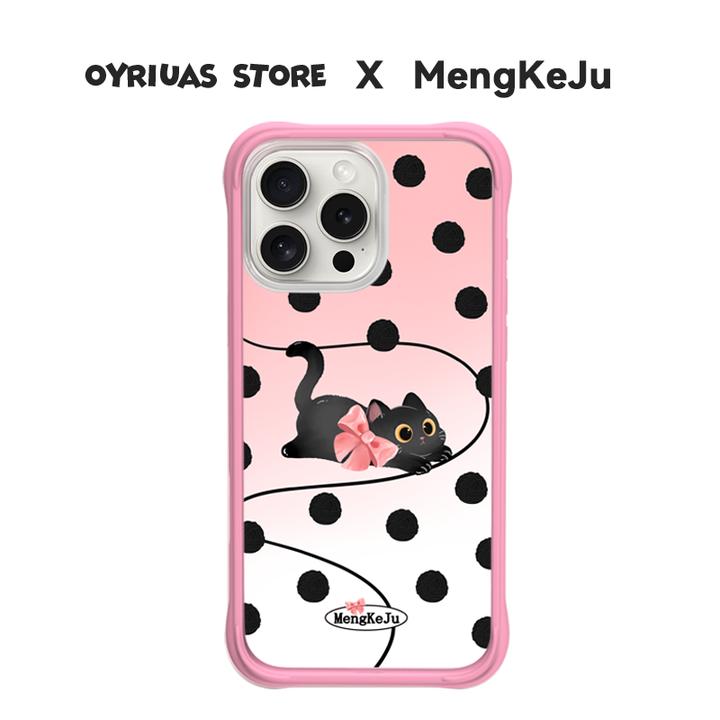 Oyriuas XMengKeJu专属定制款 适16pm 17pm液态硅胶边框手机壳