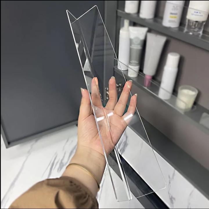 卫生间浴室专用镜柜透明挡板防物品掉落挡板遮挡分层衣柜抽屉隔板