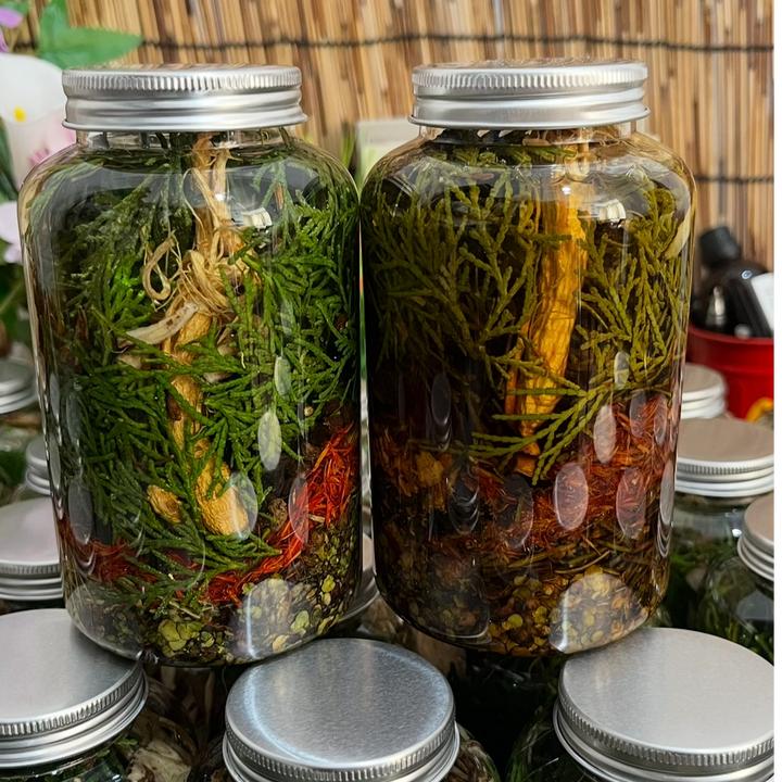 【苏夏手作】育养发液头皮营养液精华液11味中药侧柏叶人参当归红花