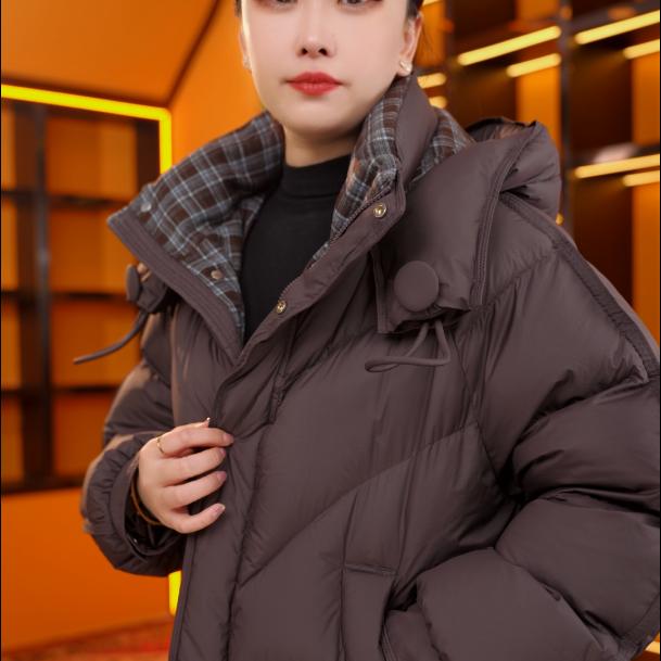 【严选大朵鸭绒】2025极寒系列新款拼格鸭绒服女款琳琳