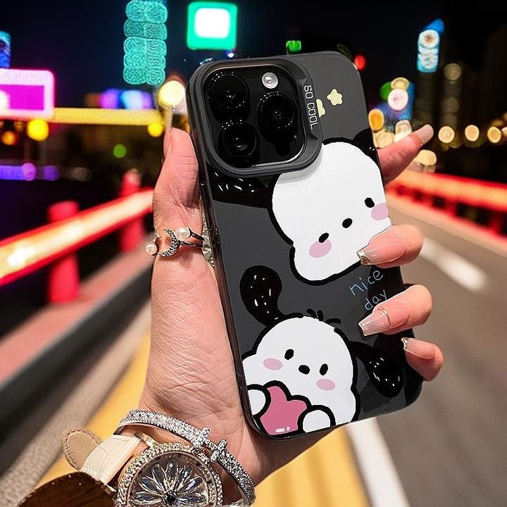 EXMX撒娇帕恰狗适用iPhone16Pro手机壳苹果13全包12防摔11潮流8pl