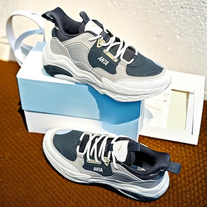 安踏男鞋重峦MAX5.0潮流厚底轻便舒适鞋运动老爹鞋112518812R