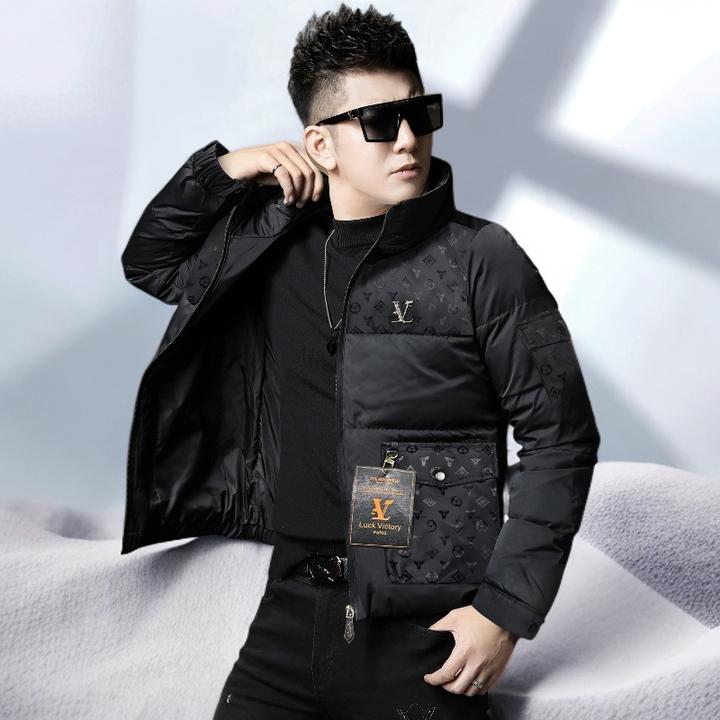 宾斯洛特时尚休闲冬季潮牌新款男士时尚潮牌秋冬羽绒服保暖外套男