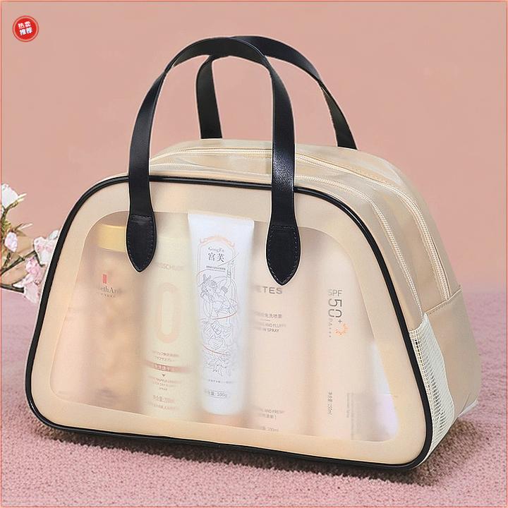洗漱包女高颜值双层沙滩包旅行化妆品收纳包大容量游泳健身洗澡包