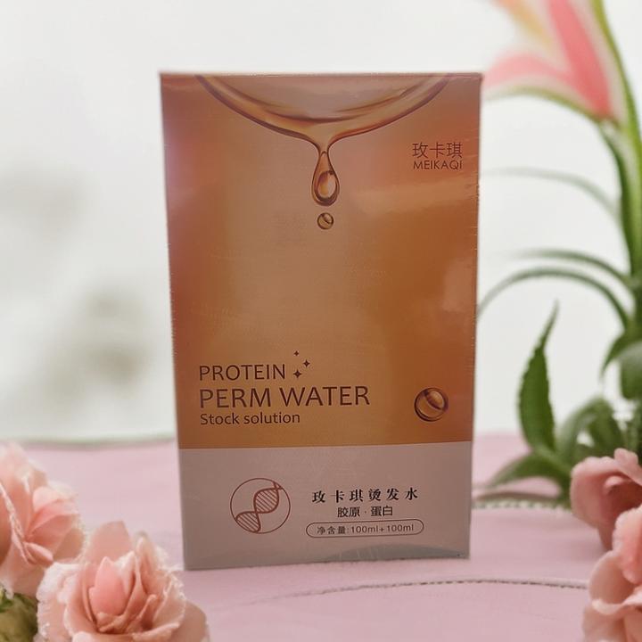 玫卡琪角蛋白‘纹理’烫发药水，两款包装，玫卡琪胶原蛋白烫发水10盒