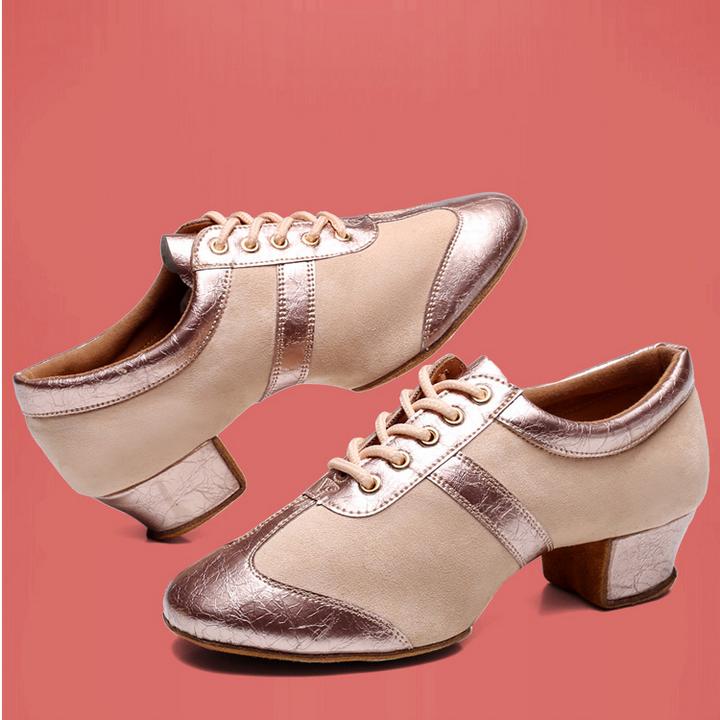 KCDANCE教师鞋女拉丁舞鞋新款专业跳舞鞋软底初学交谊舞成人恰恰