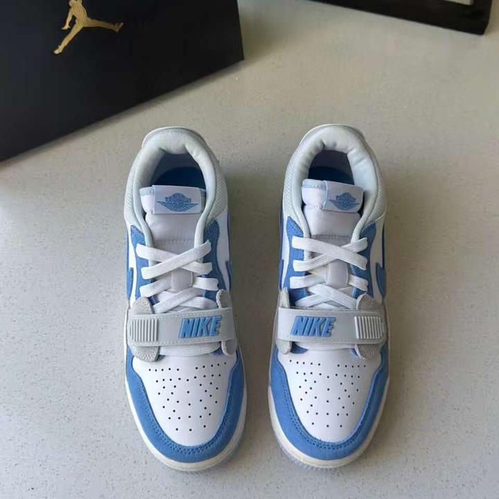 NIKE/耐克正品Air Jordan312 AJ百搭白蓝男低帮篮球鞋 CD7069-141
