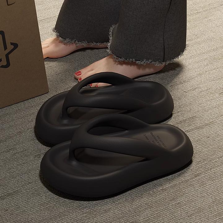 踩屎感人字拖女款夏季2025新款时尚简约增高防滑沙滩凉拖鞋外穿女