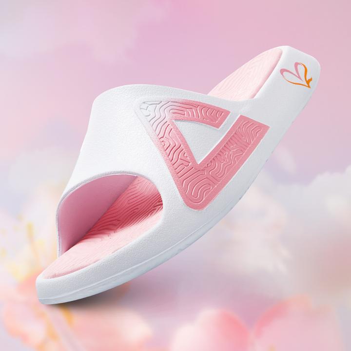 Peak/匹克态极1.0新款运动拖鞋女鞋花粉情人厚底减震回弹防滑