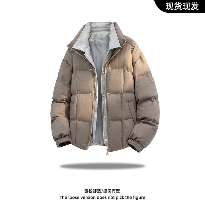 免烫保暖男日系羽绒服日常出差保暖耐磨防风大码外套潮流时尚上衣