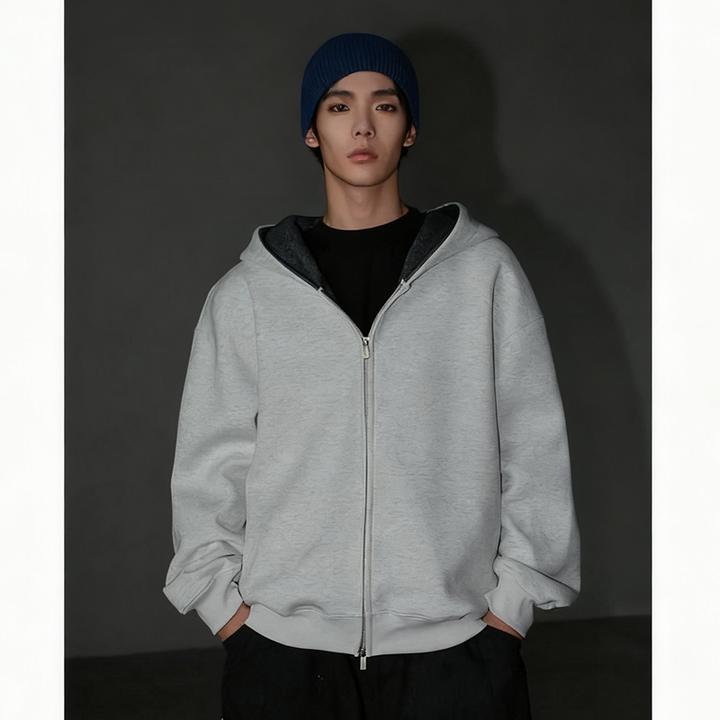 重磅连帽卫衣男装秋季款爆款2025新款潮牌开衫外套男士休闲上衣服