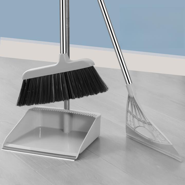 【加大加厚】梳齿型扫把簸箕垃圾铲家用不粘头发干湿两用撮箕卫生间