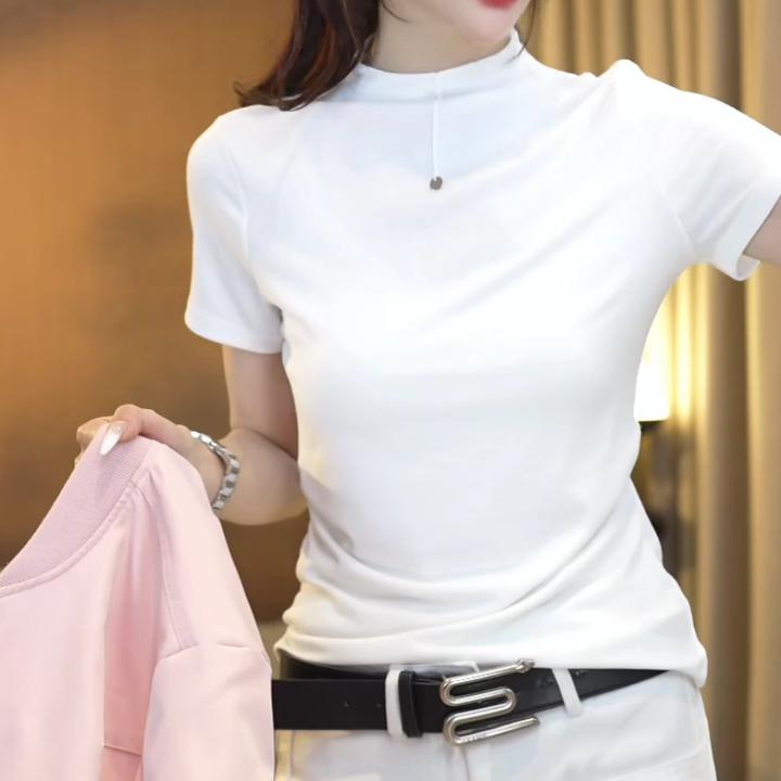 2025春季新款设计感百搭气质显瘦净版T恤LK2501859
