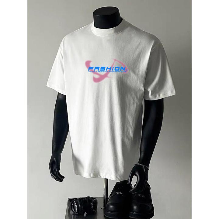 320g重磅短袖T恤男女潮牌纯棉上衣夏季宽松百搭美式半袖打底衫