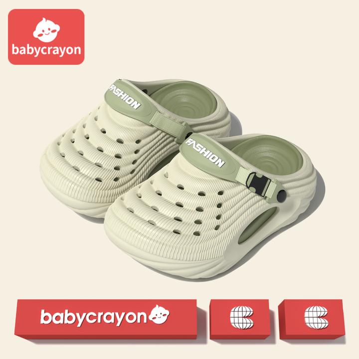babycrayon儿童洞洞鞋男童夏季潮款防滑户外爆款中大童凉鞋男孩