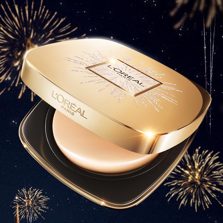 【田栩宁同款】欧莱雅黑金气垫限定版遮瑕干皮防晒不脱妆奶润正品