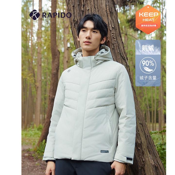【90%鹅绒服】RAPIDO2024年秋冬男士KEEP HEAT保暖鹅绒服CN4938X03