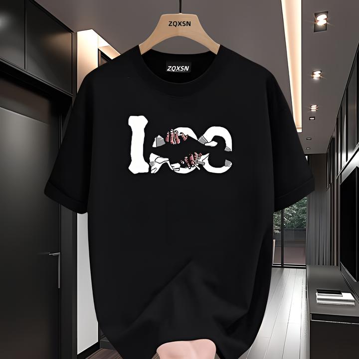 美式痞帅重磅纯棉短袖T恤青年男女款夏季ins潮牌街头百搭上衣宽松