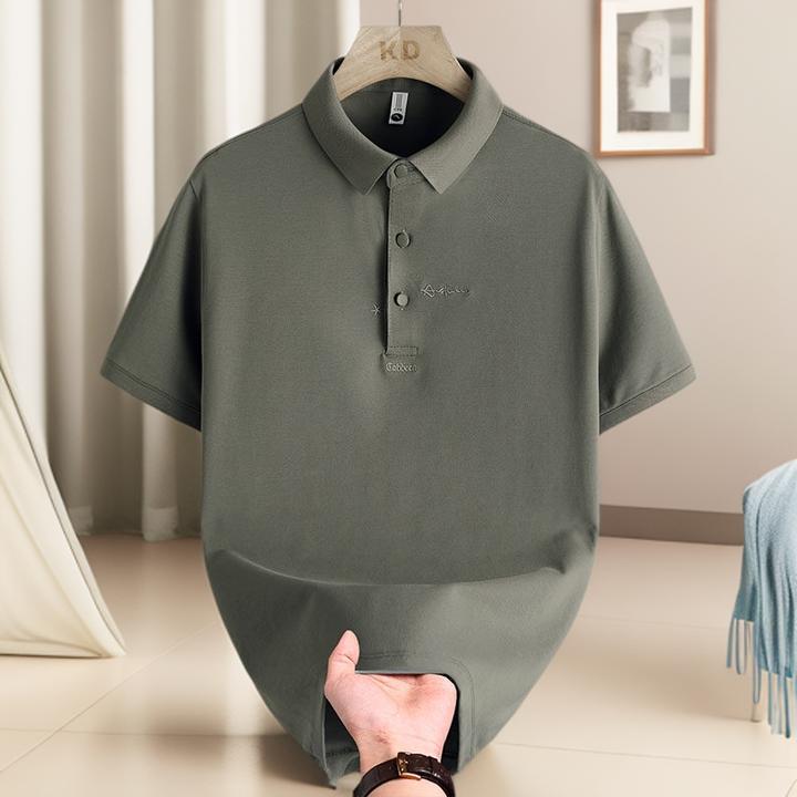 汤米芙兰可男士翻领短袖T恤新品polo衫夏季潮流休闲修身上衣宽松