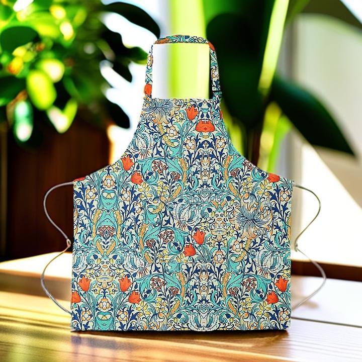 帆布围裙家用厨房防水防油污防脏工作服护衣家务围裙挂脖可调节