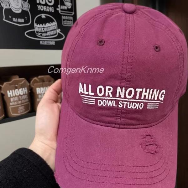 英国Cosp Kosp 刺绣字母棒球帽女小众显脸小鸭舌帽潮流百搭遮阳帽