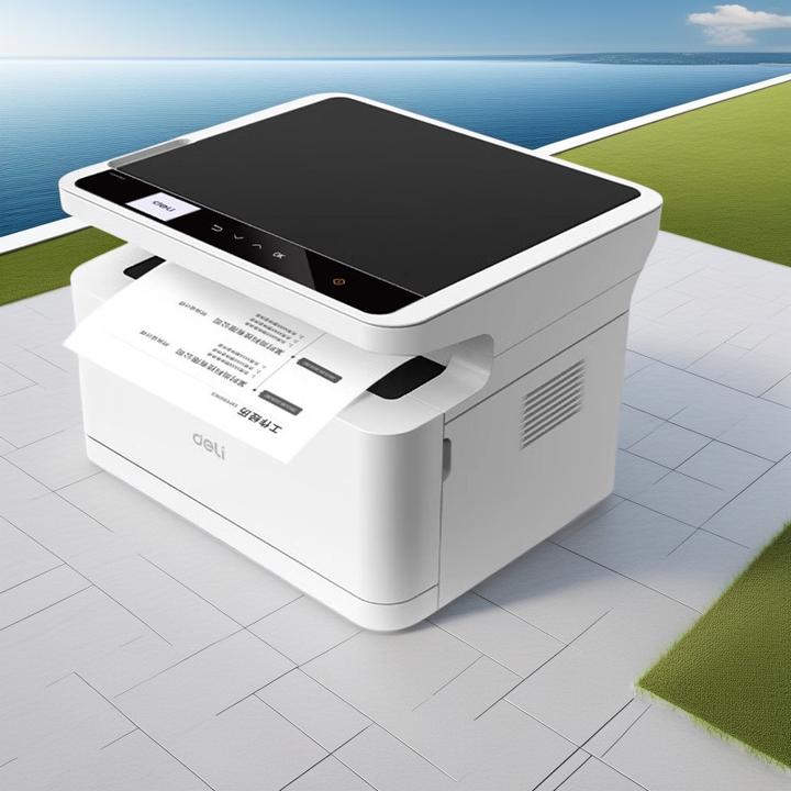 得力黑白激光打印机自动双面复印扫描办公专用网络手机打印高效