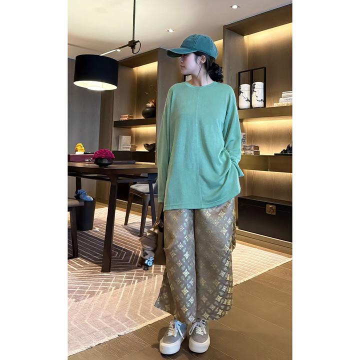 LA CALLA柔纱系列 糯唧唧纱织长袖T恤YY-AT5648