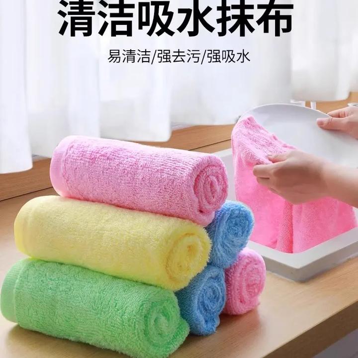 油利除木纤维洗碗巾不沾油洗碗家用厨房抹布吸水去污不沾油洗碗布