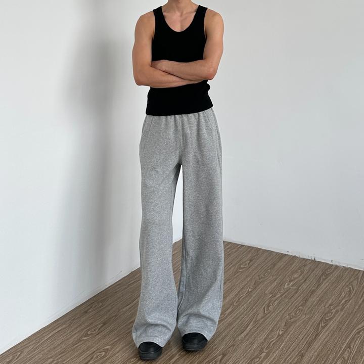 【KPAK】25SS秋冬季加绒加厚休闲卫裤男女潮牌微喇运动健身休闲长裤