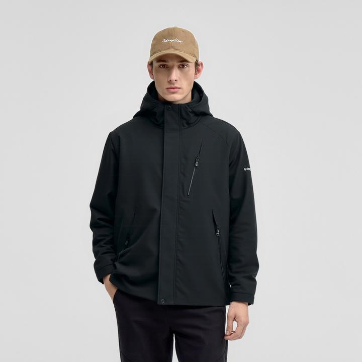 【三合一羽绒服】CAT卡特秋冬新国标90绒防泼水休闲连帽外套男W6710