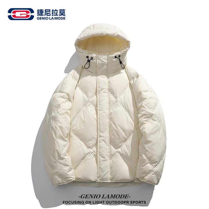 【敖瑞鹏代言】潮流羽绒服保暖防水防风宽松外套休闲连帽百搭上衣男