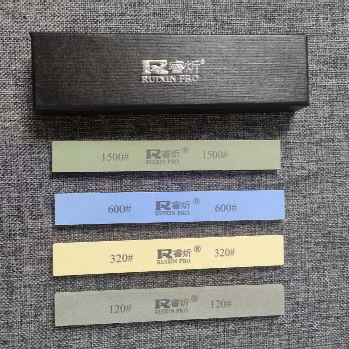 120/320/600/1500目4彩套装油石小条磨刀石磨刀石条适用定角磨刀