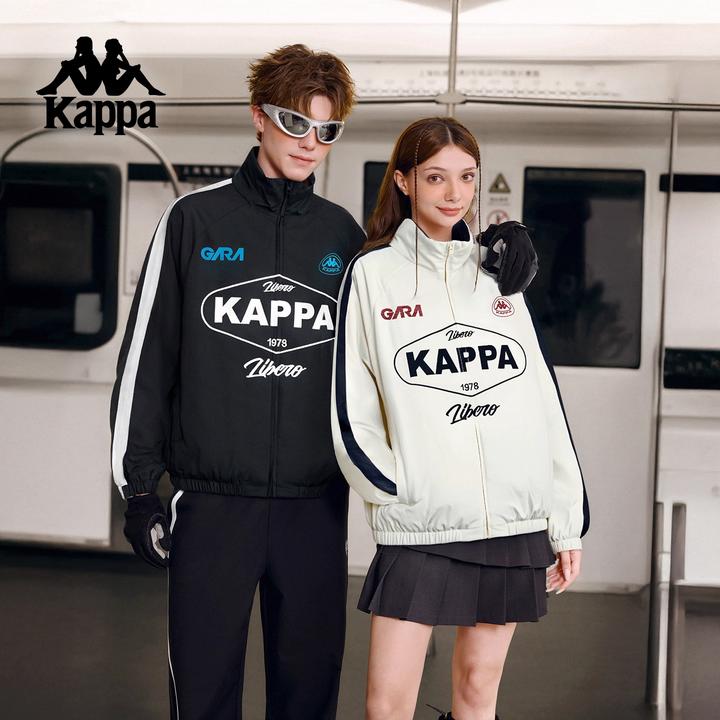 Kappa/卡帕时尚潮流百搭棉服运动国潮外套情侣加厚保暖时尚外套