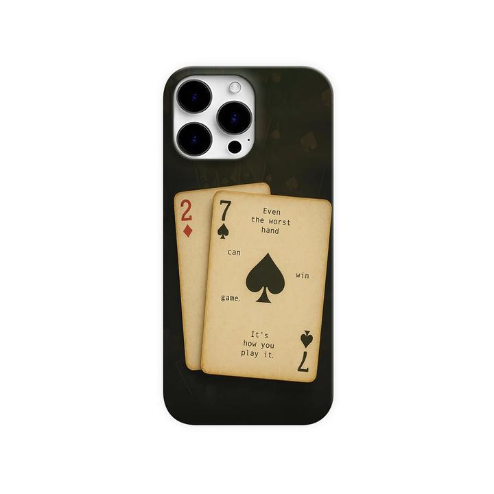 烂牌能赢手机壳创意苹果iphone16pro1513简约ins12复古插画艺术xs