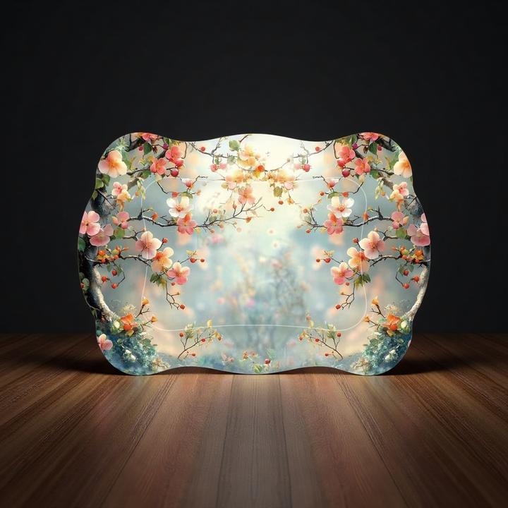 A1欧式铁艺水果托盘45*30cm家用托盘茶几水果零食盘