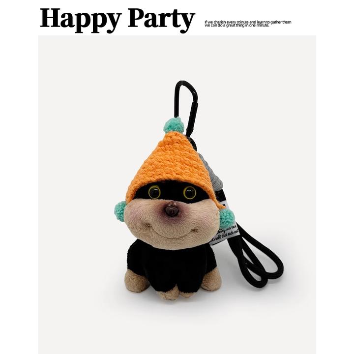帽子蜜蜂小狗书包挂件包包挂件包挂饰情侣创意搞怪钥匙扣FBB