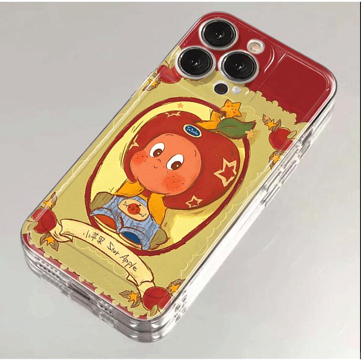 苹果星星人适用iphone16/15promax手机壳苹果13/12透明14卡通11XR